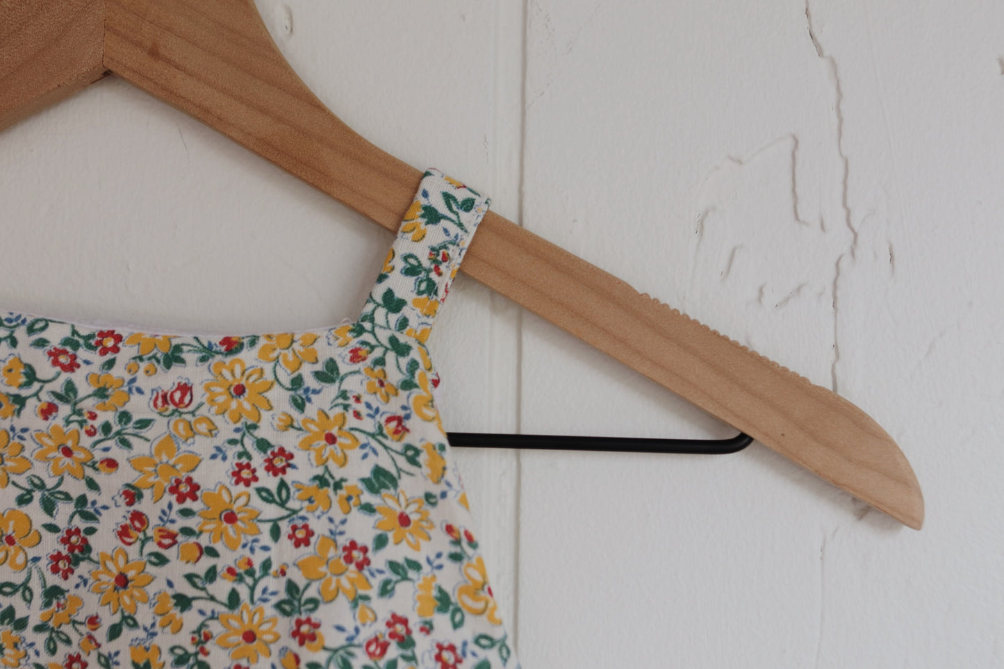 yellow floral halter top