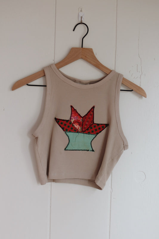 basket of flowers tank