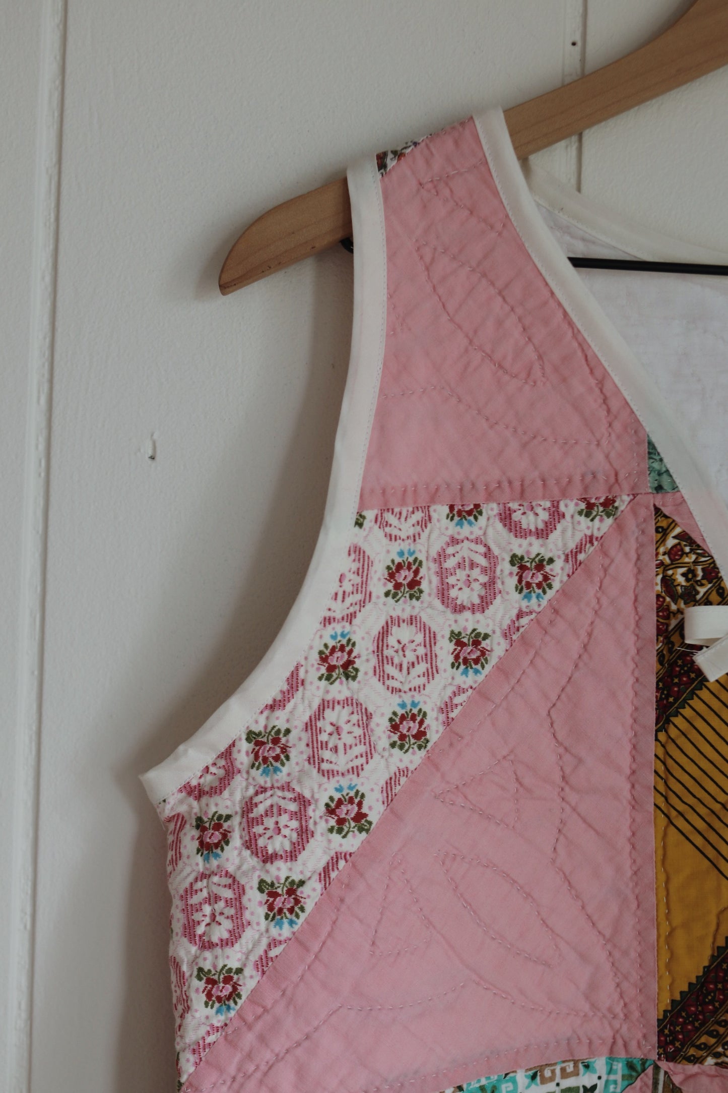 vintage quilt vest