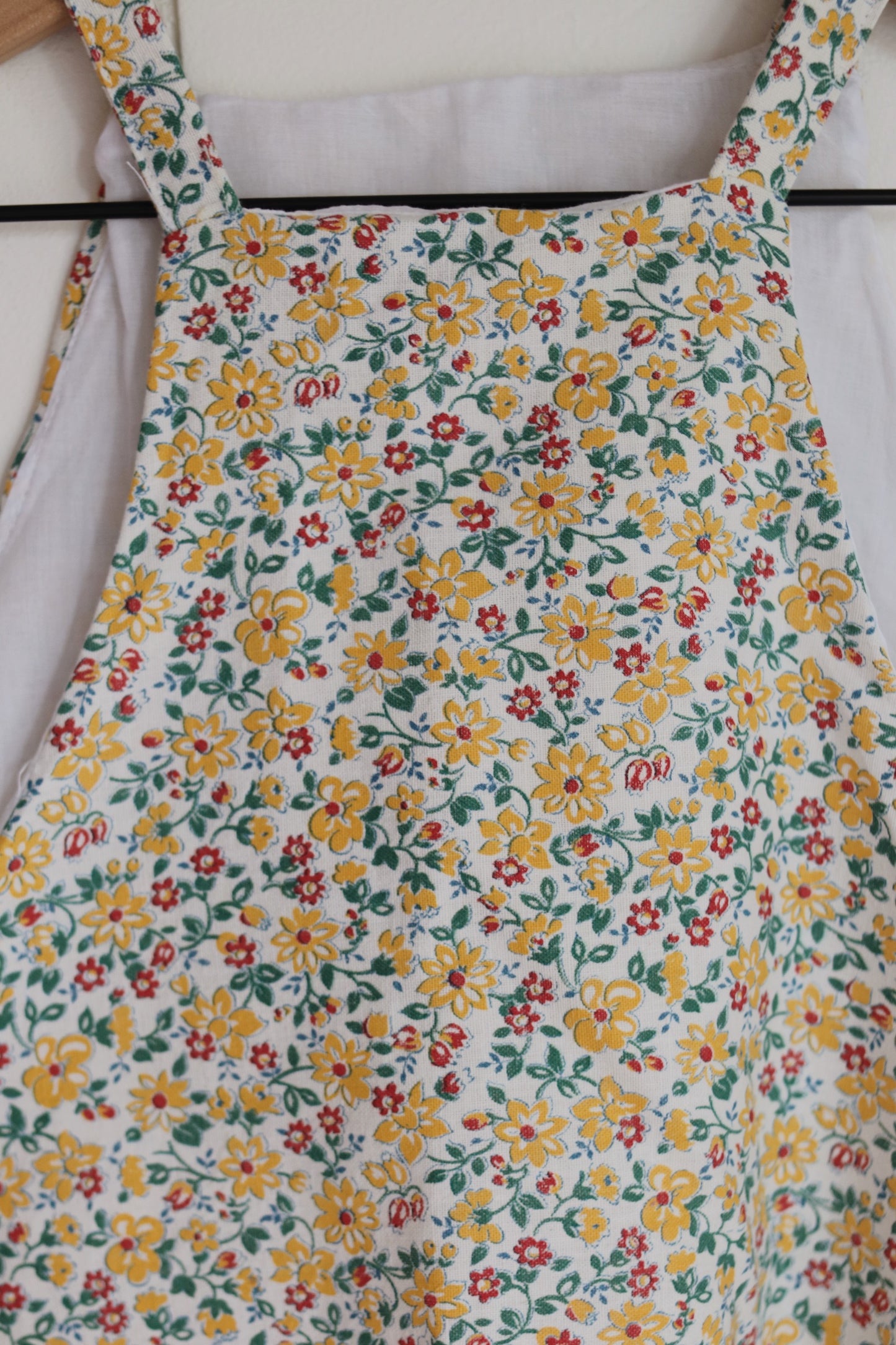 yellow floral halter top