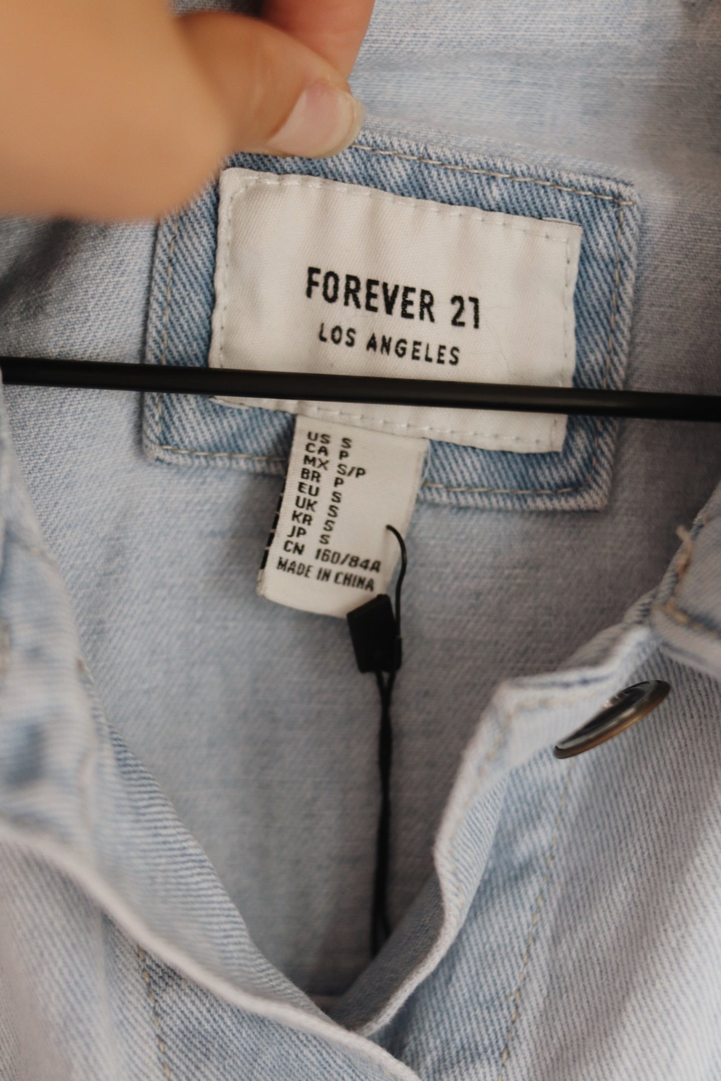 quilt star denim jacket