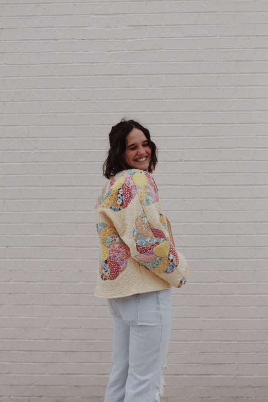 "supply your own quilt" coat