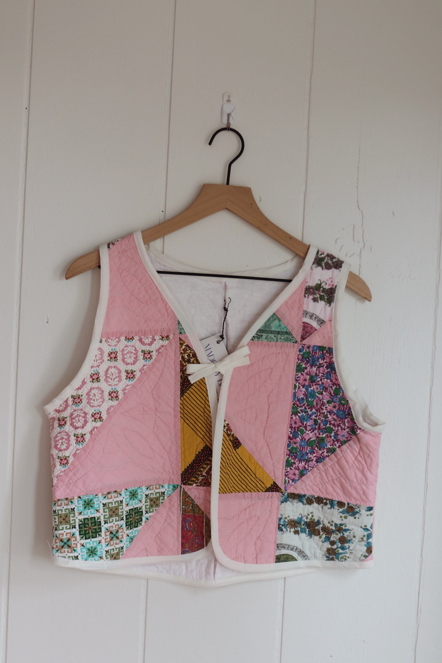 vintage quilt vest
