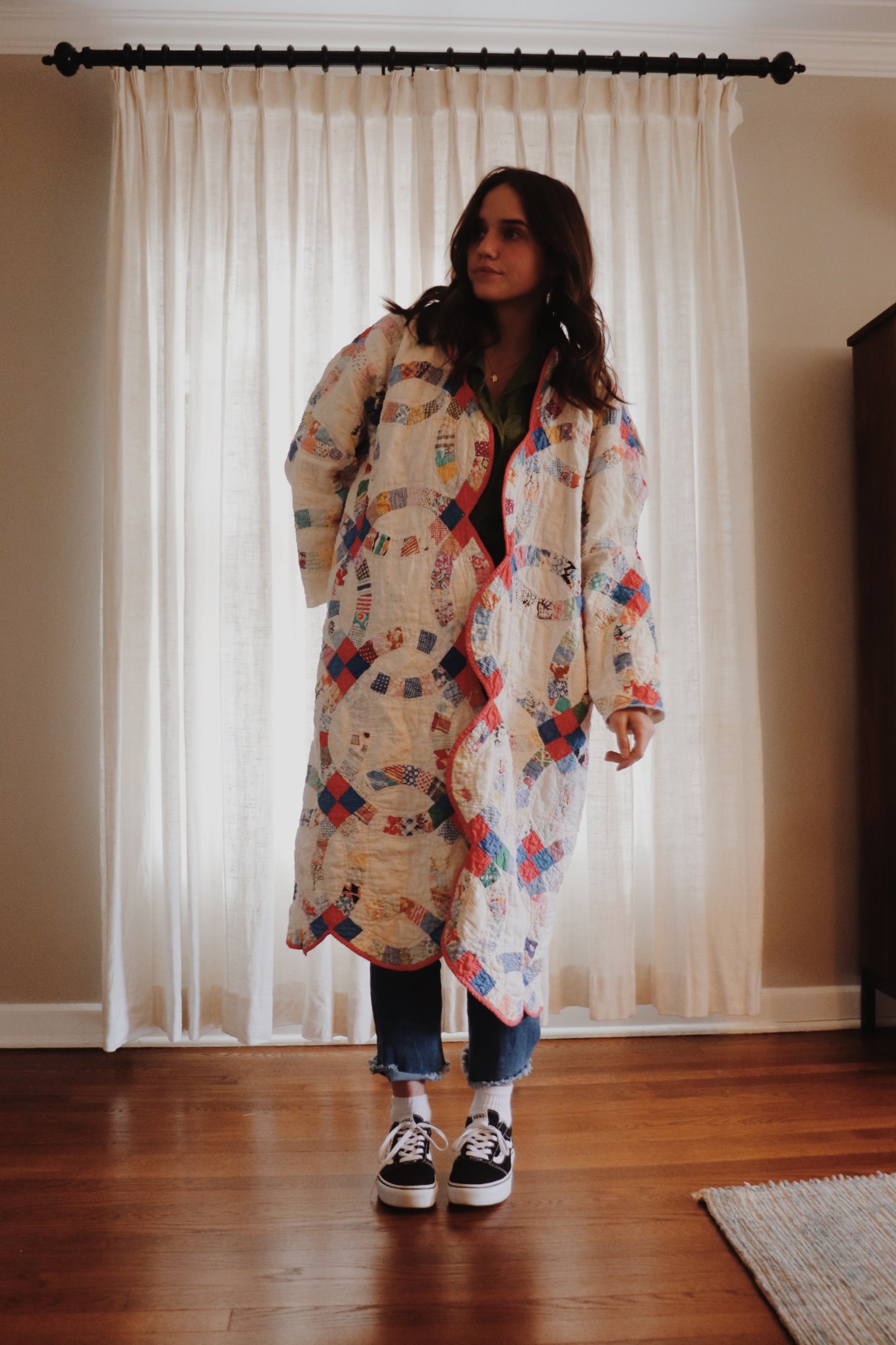 "supply your own quilt" coat