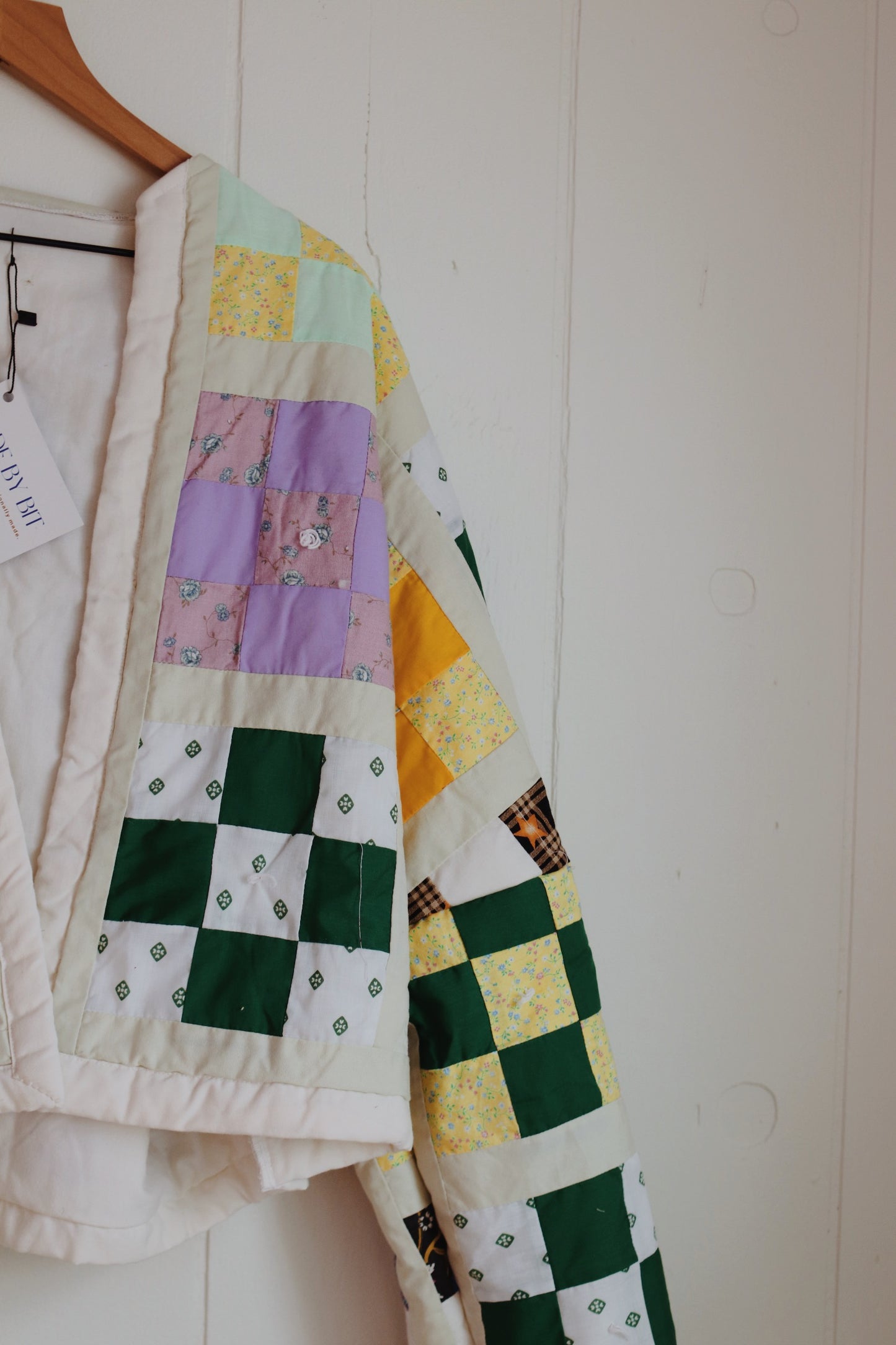 nine patch quilt coat
