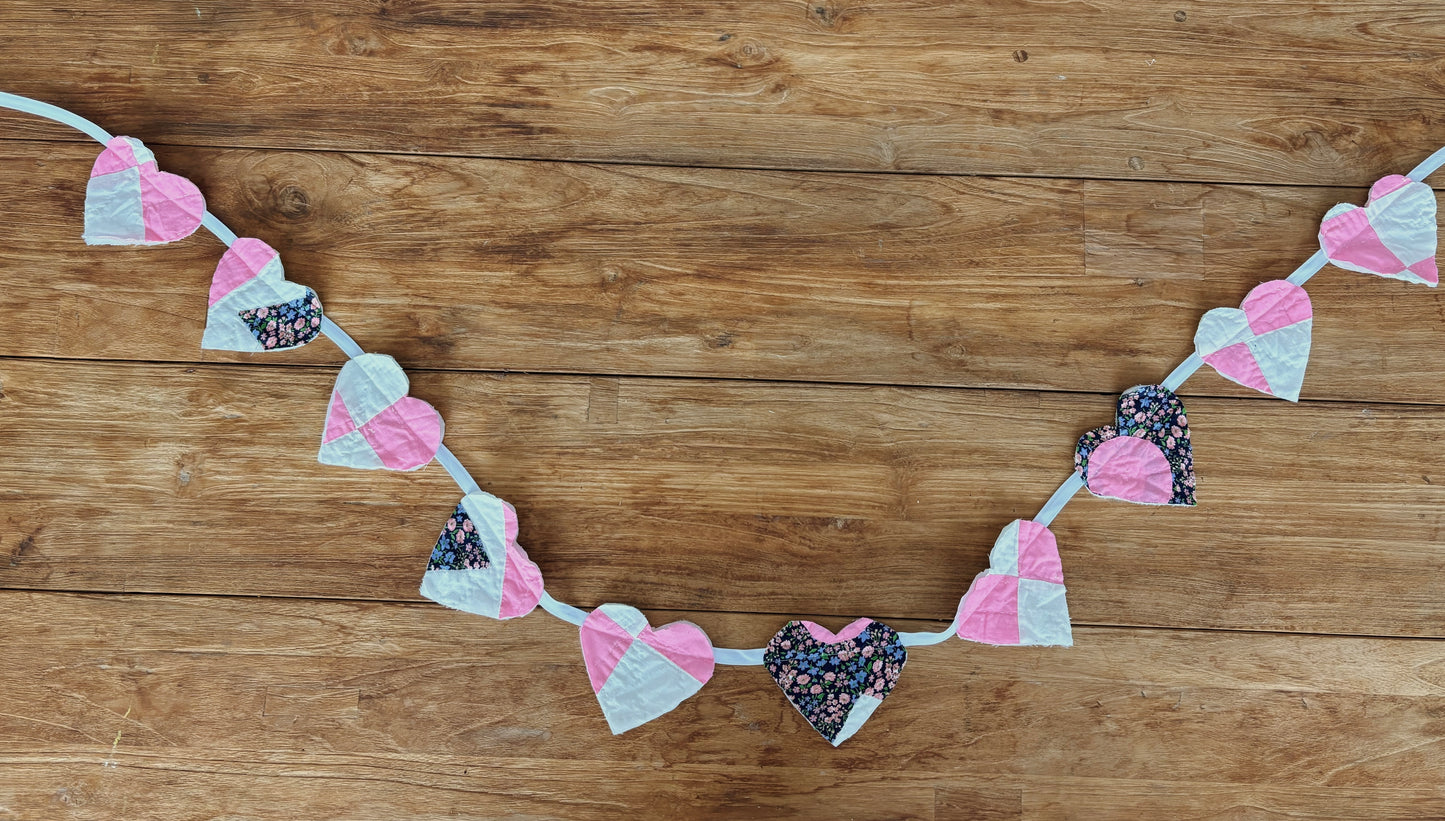 heart bunting