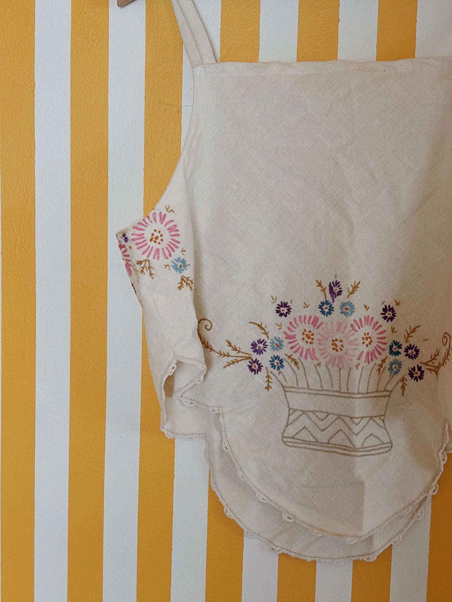 vintage embroidered tank