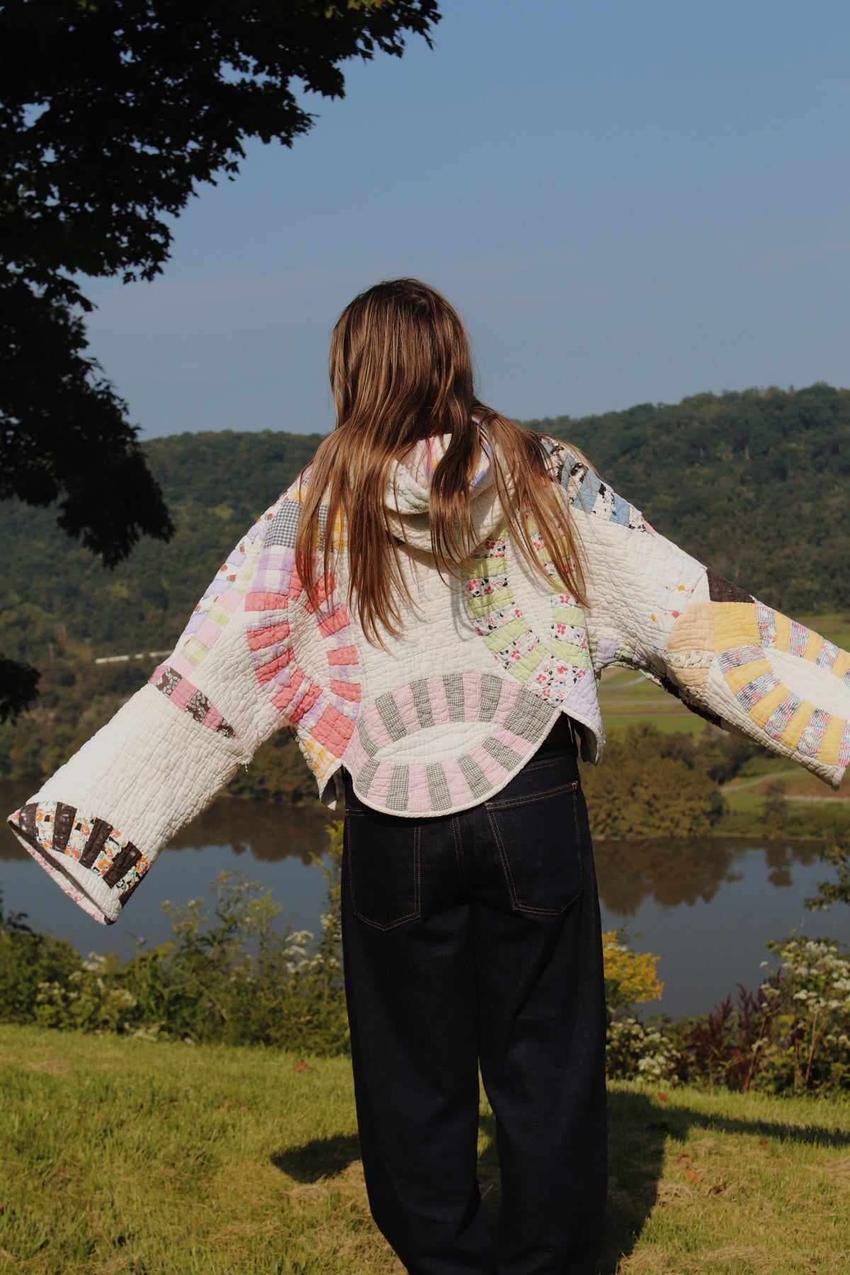 wedding ring quilt hoodie
