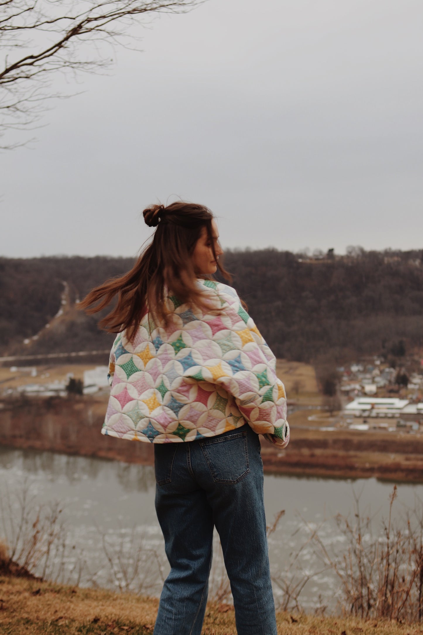 cathedral quilt coat