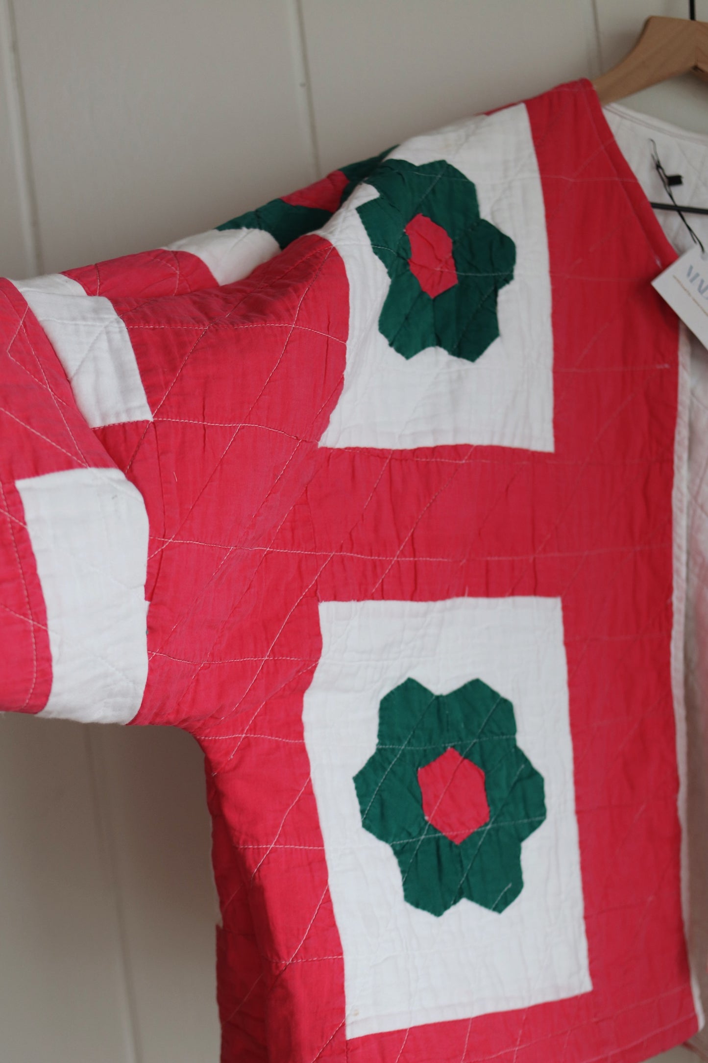 floral quilt coat