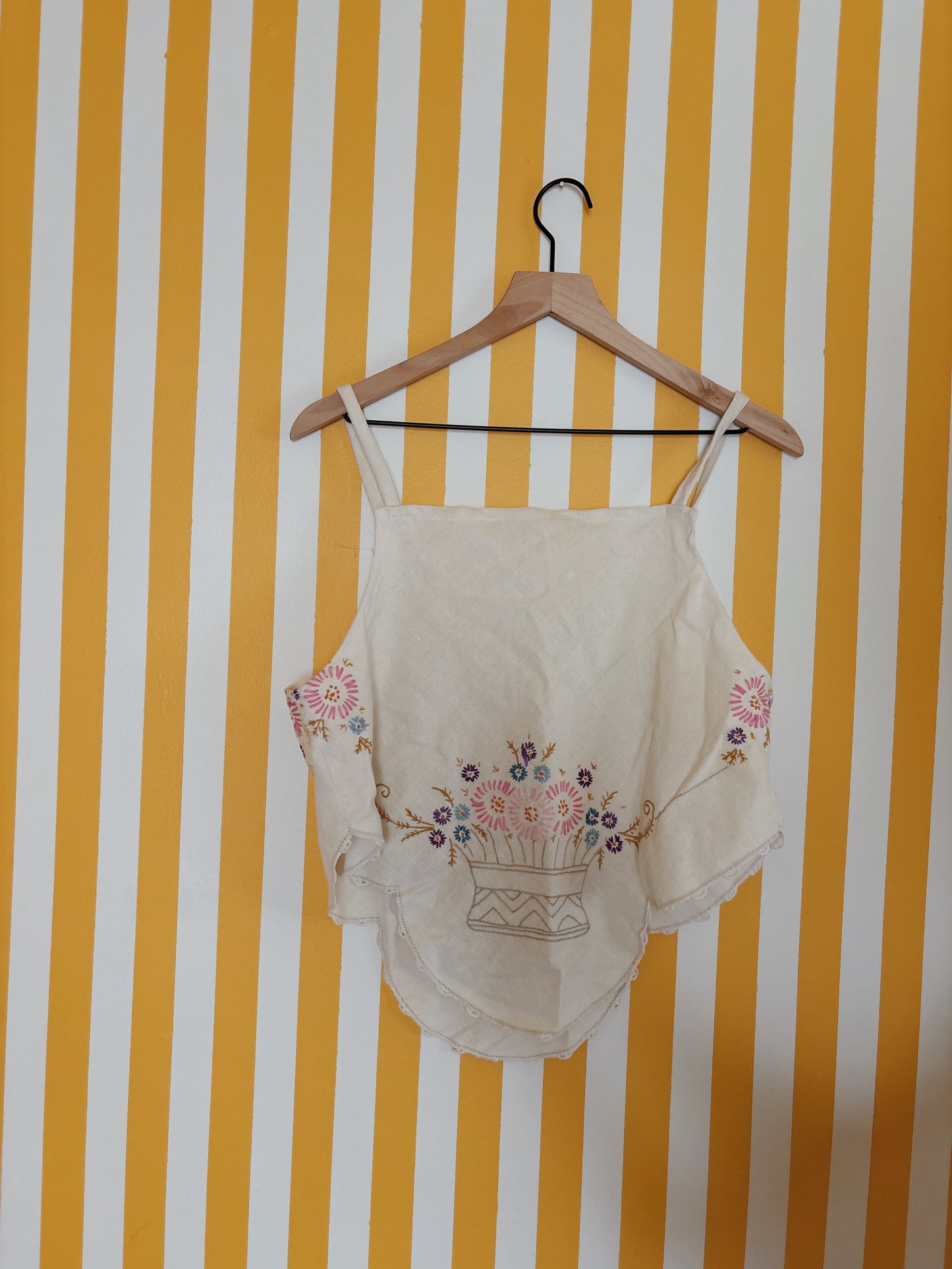 vintage embroidered tank