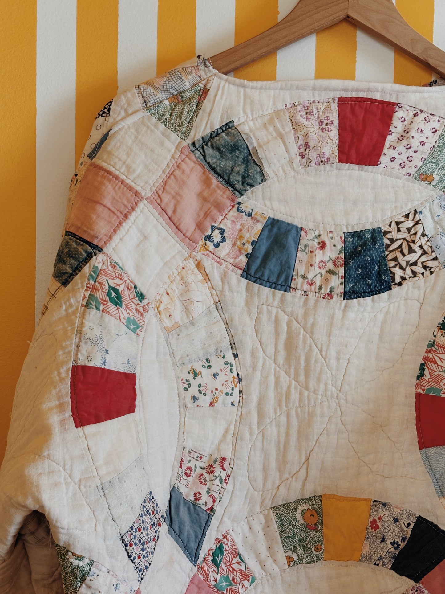 wedding ring quilt coat