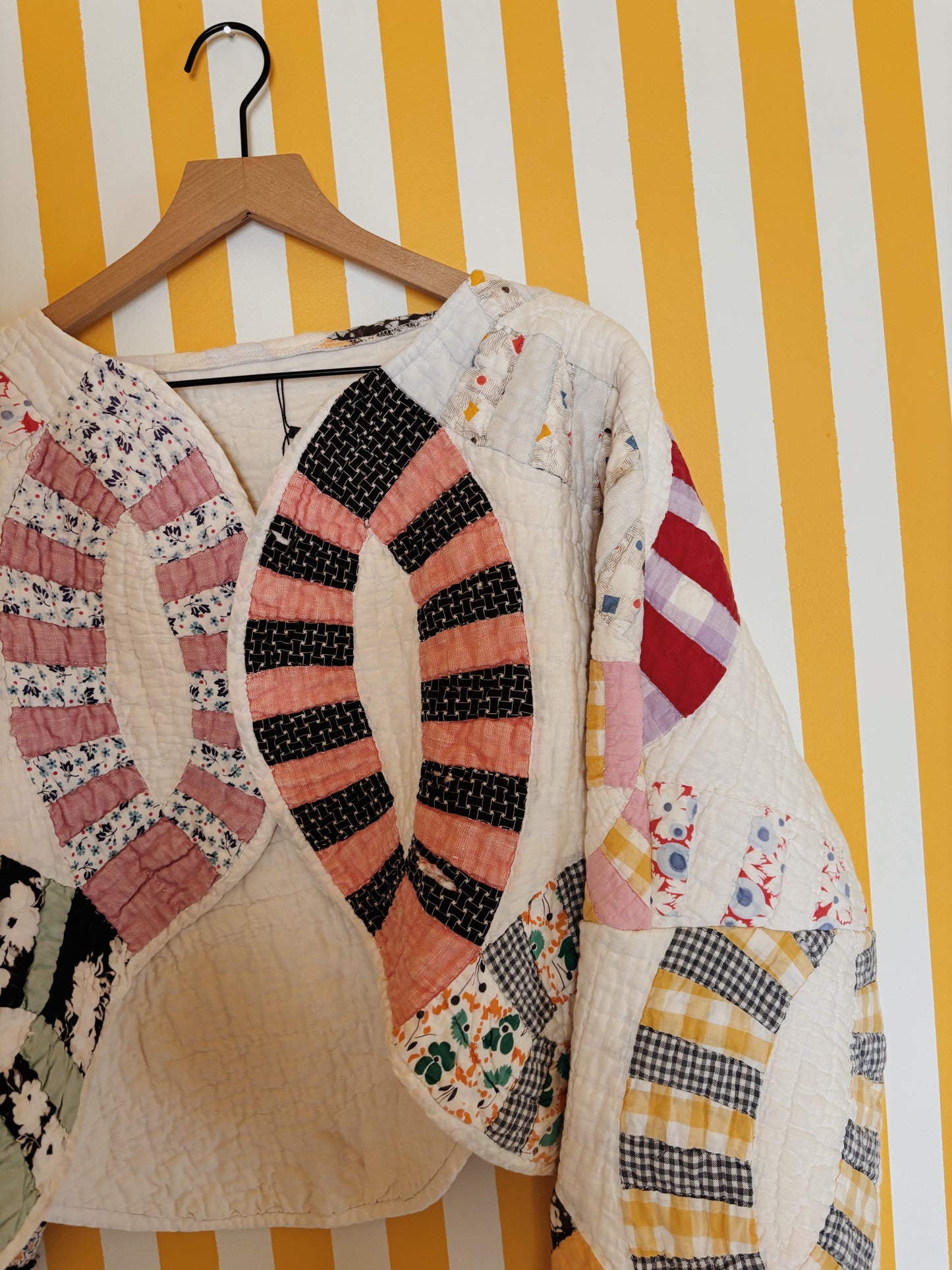 vintage wedding ring quilt coat