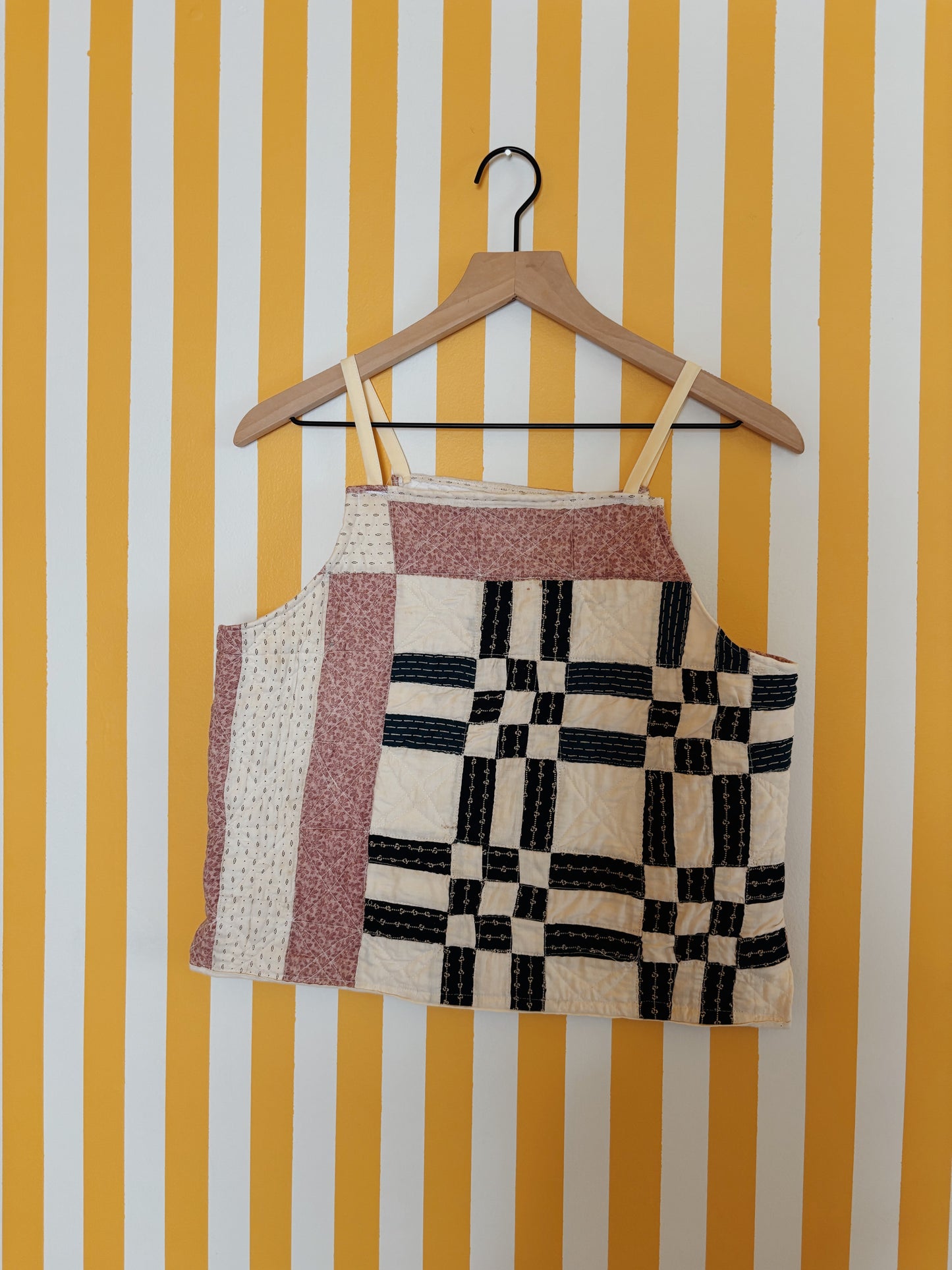 geometric halter top