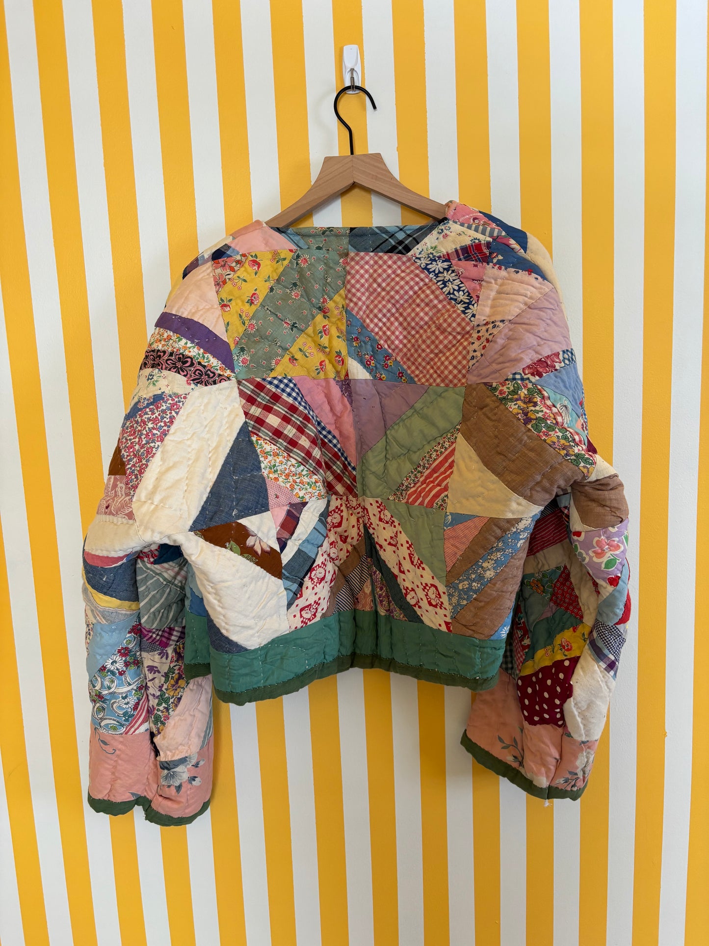 colorful quilt coat