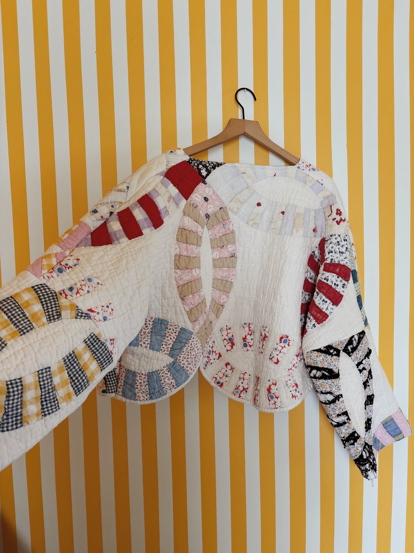 vintage wedding ring quilt coat