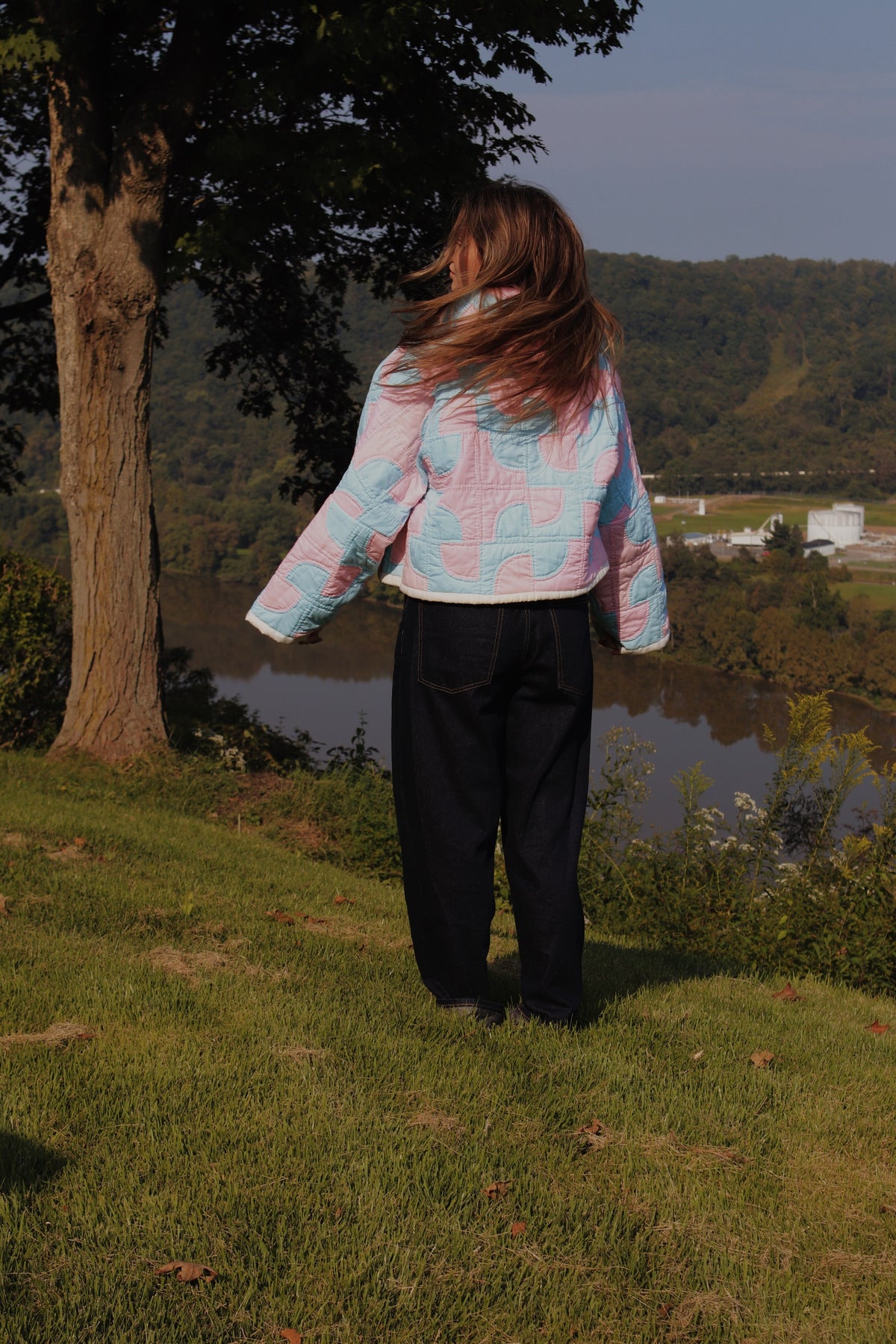 drunkards path quilt hoodie