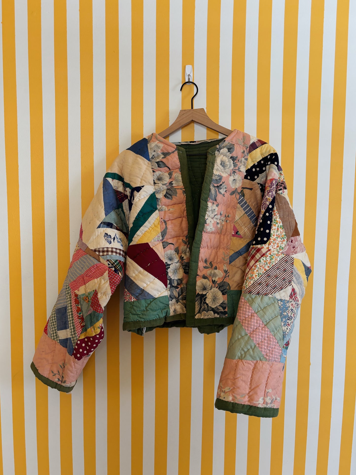 colorful quilt coat