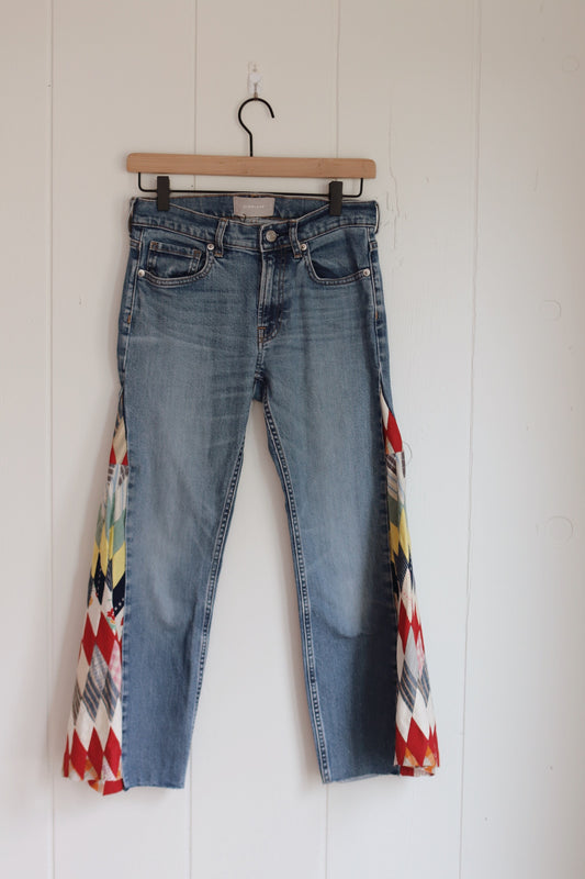 upcycled jeans