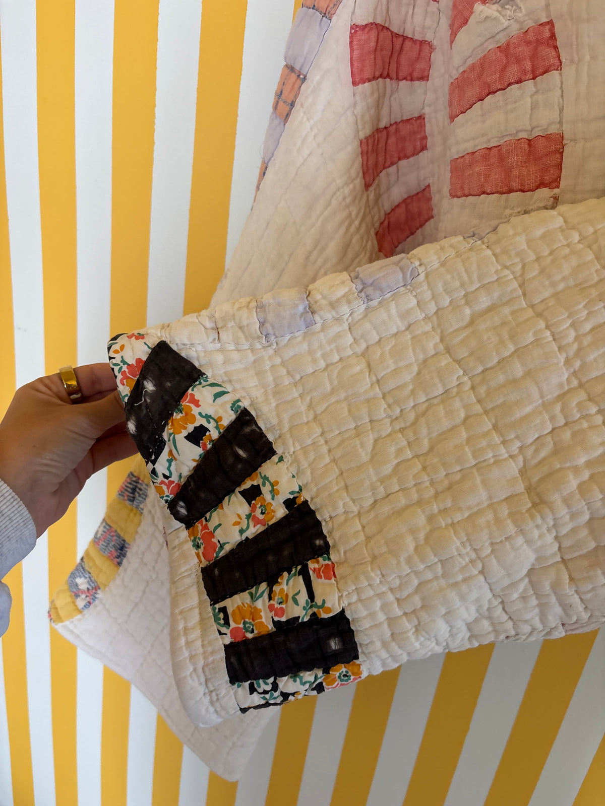 wedding ring quilt hoodie