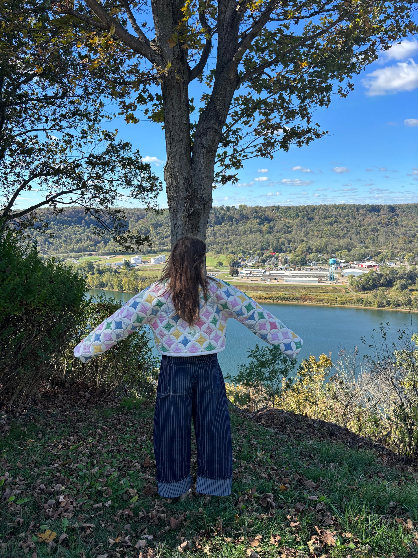 cathedral quilt coat