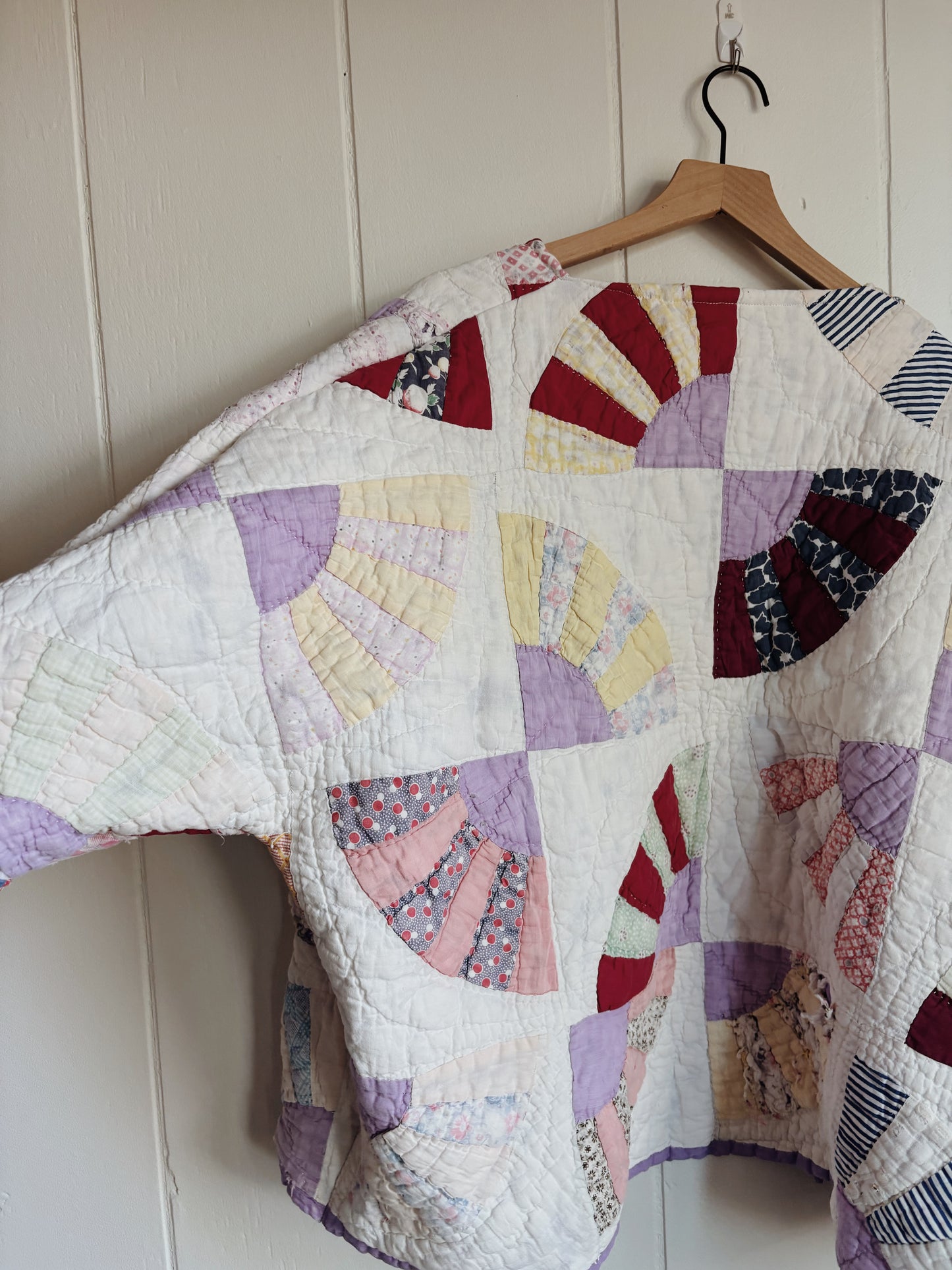 antique fan quilt
