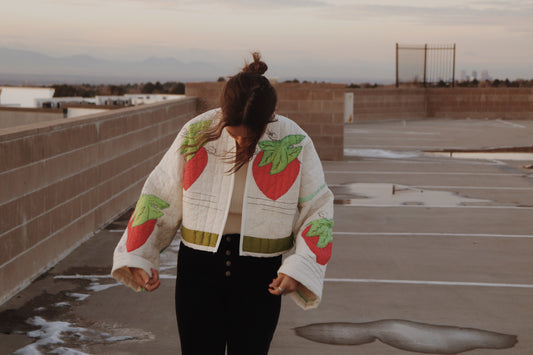 Strawberry Quilt Coat