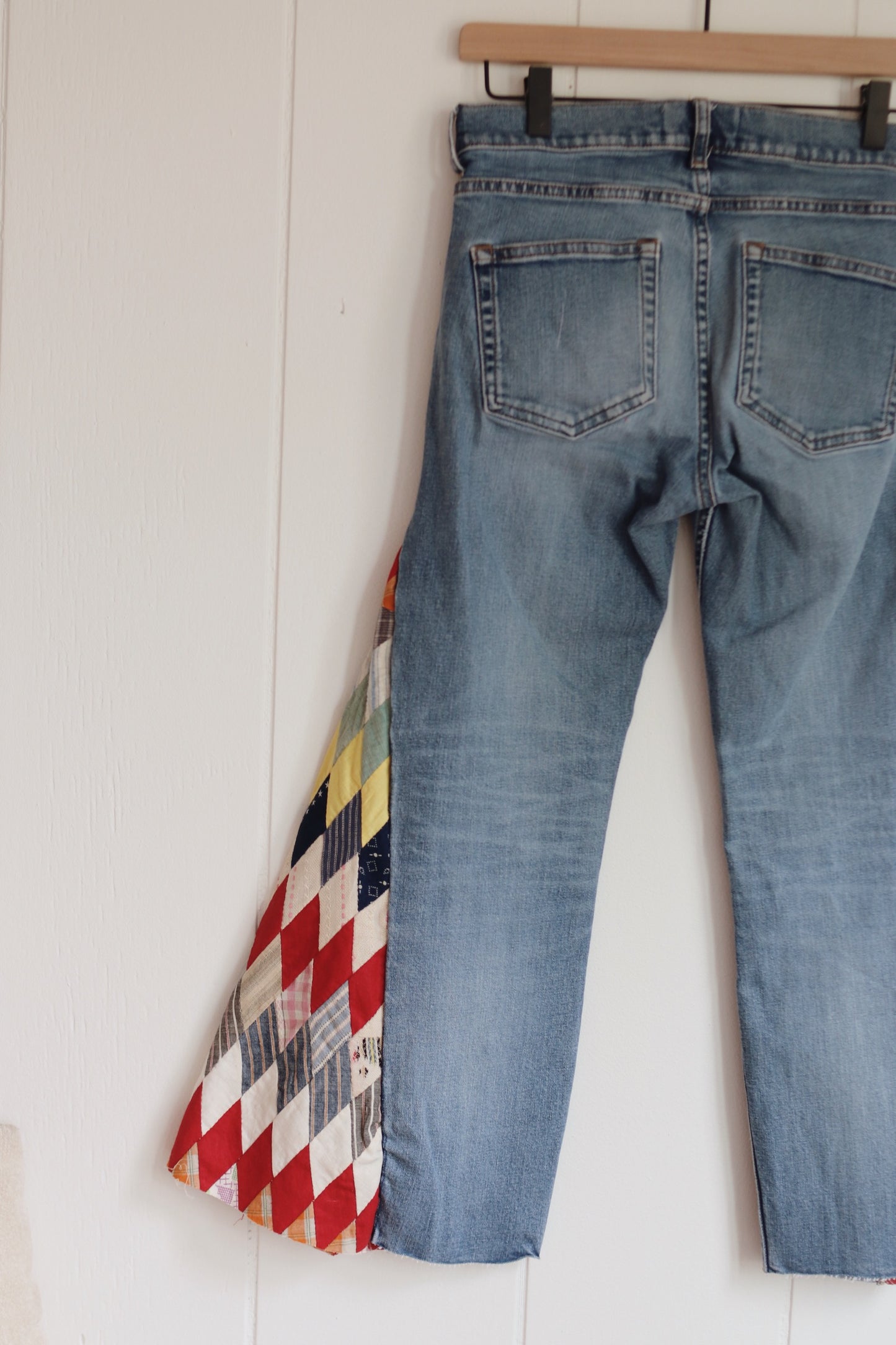 upcycled jeans