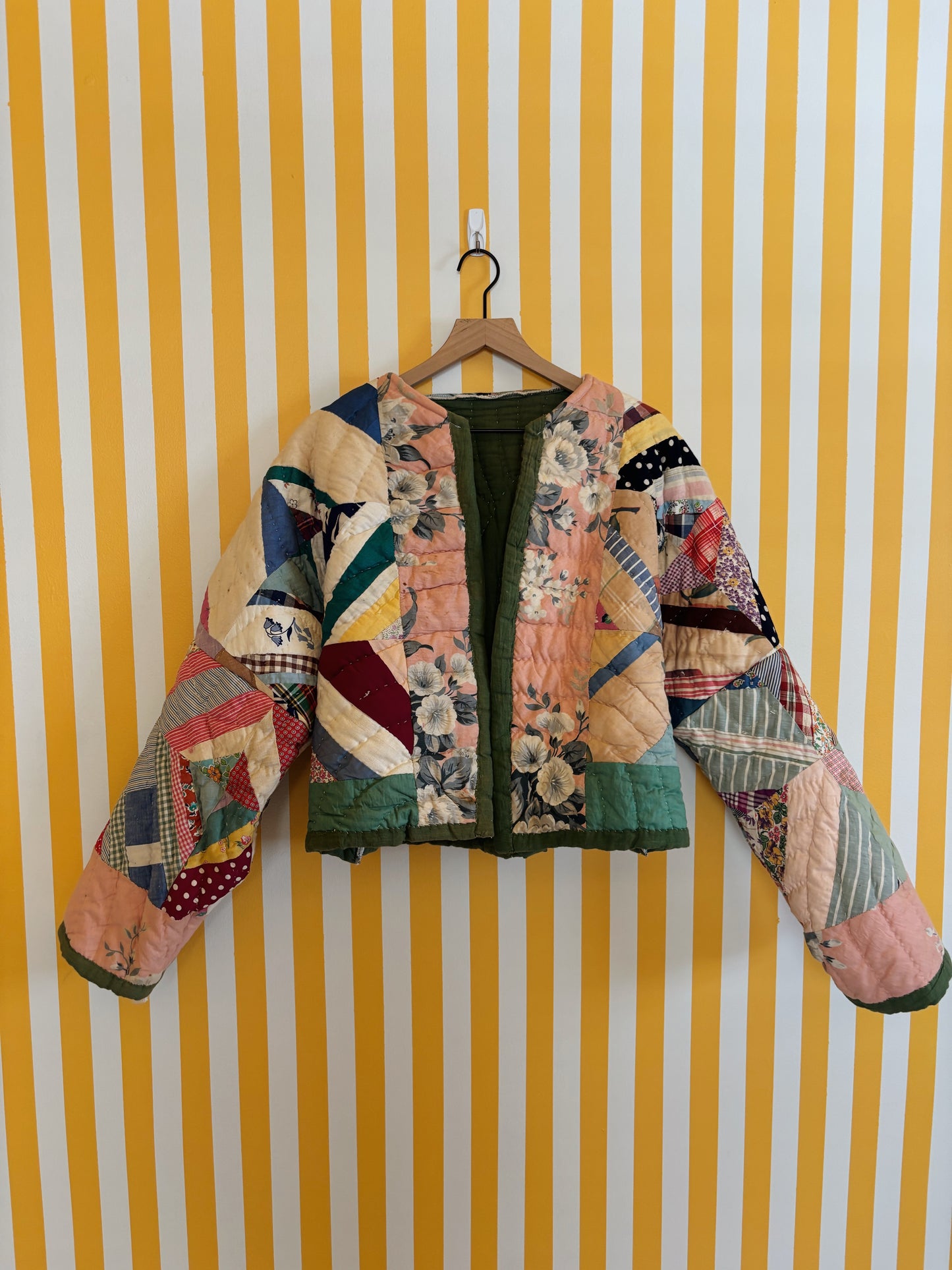 colorful quilt coat