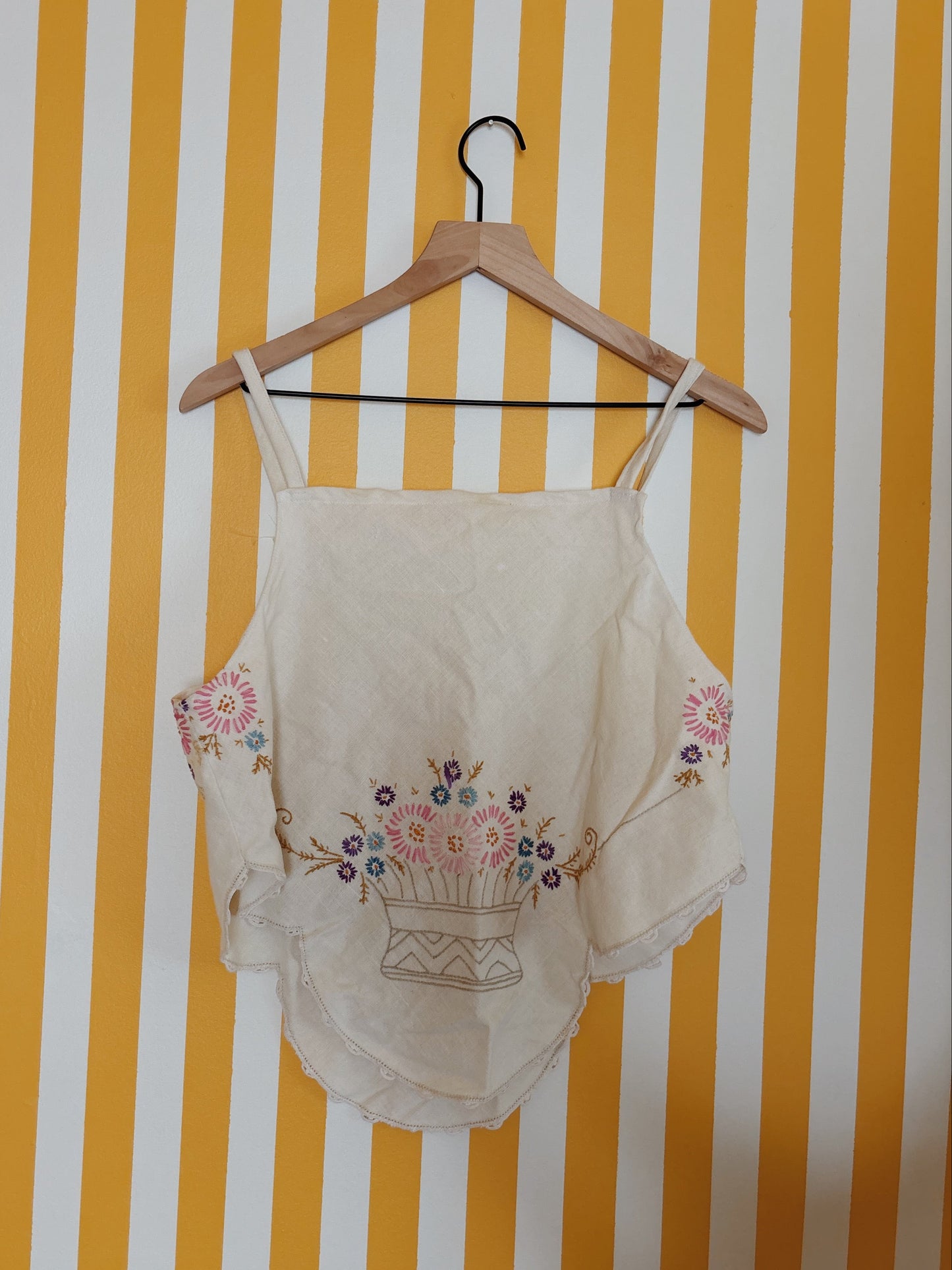 vintage embroidered tank