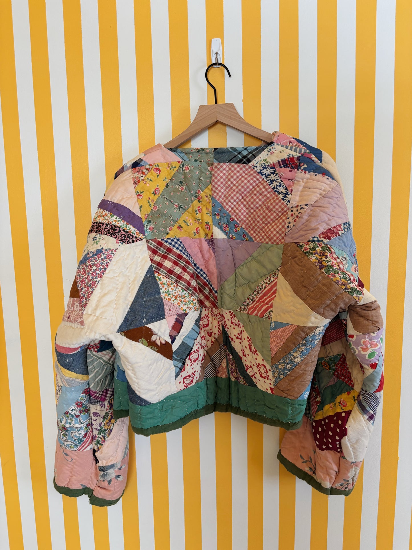 colorful quilt coat