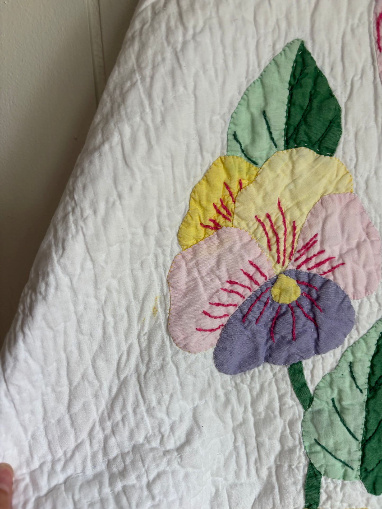 floral quilt coat