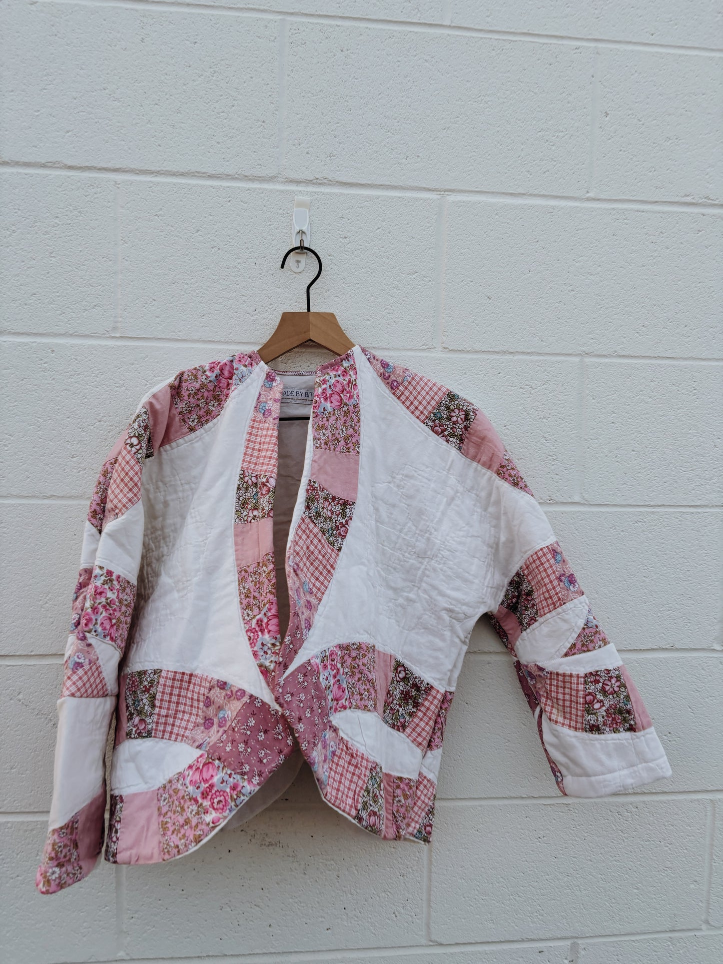 Wedding Ring Quilt Coat- Pink