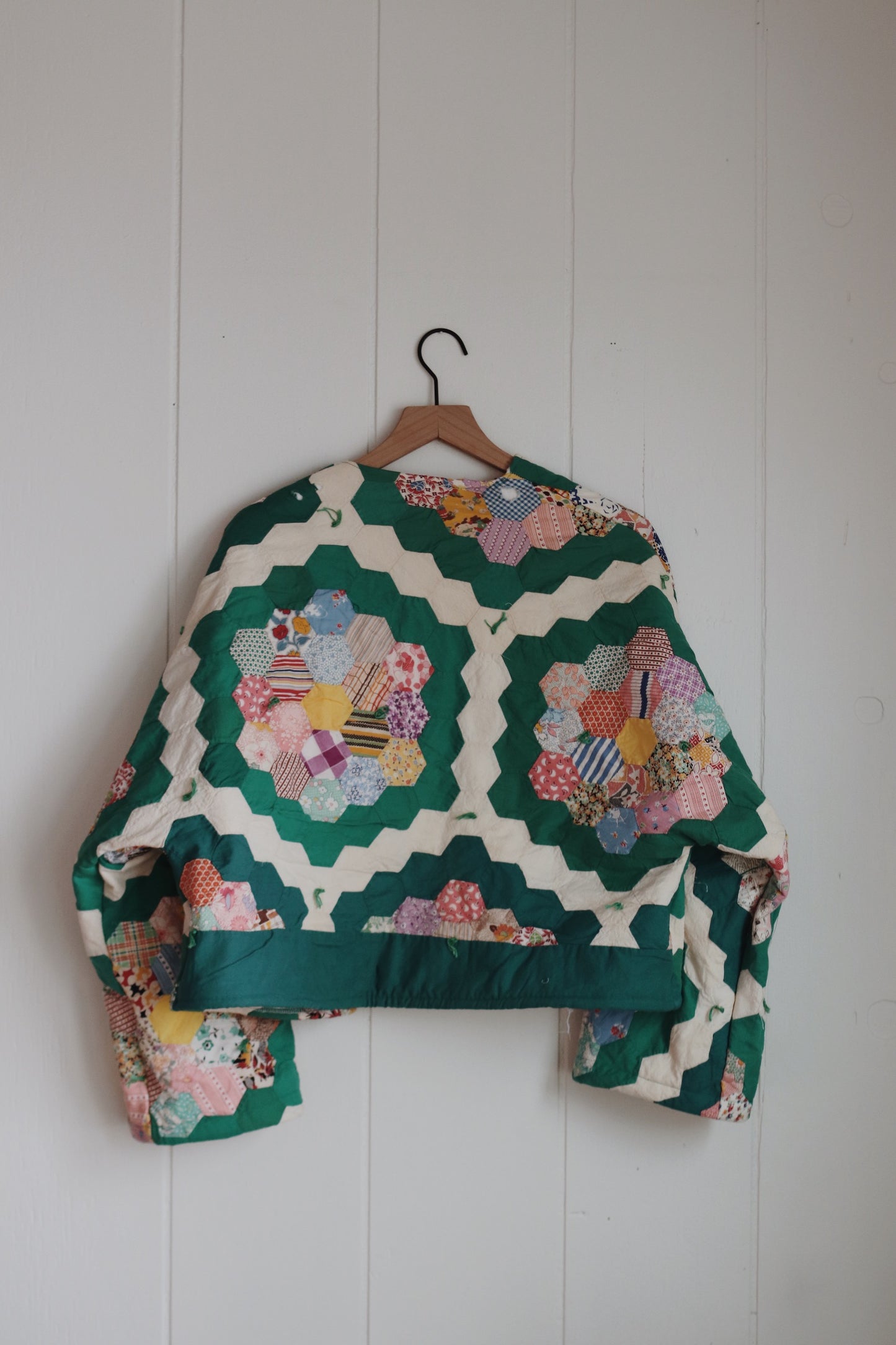 grandmothers garden quilt coat