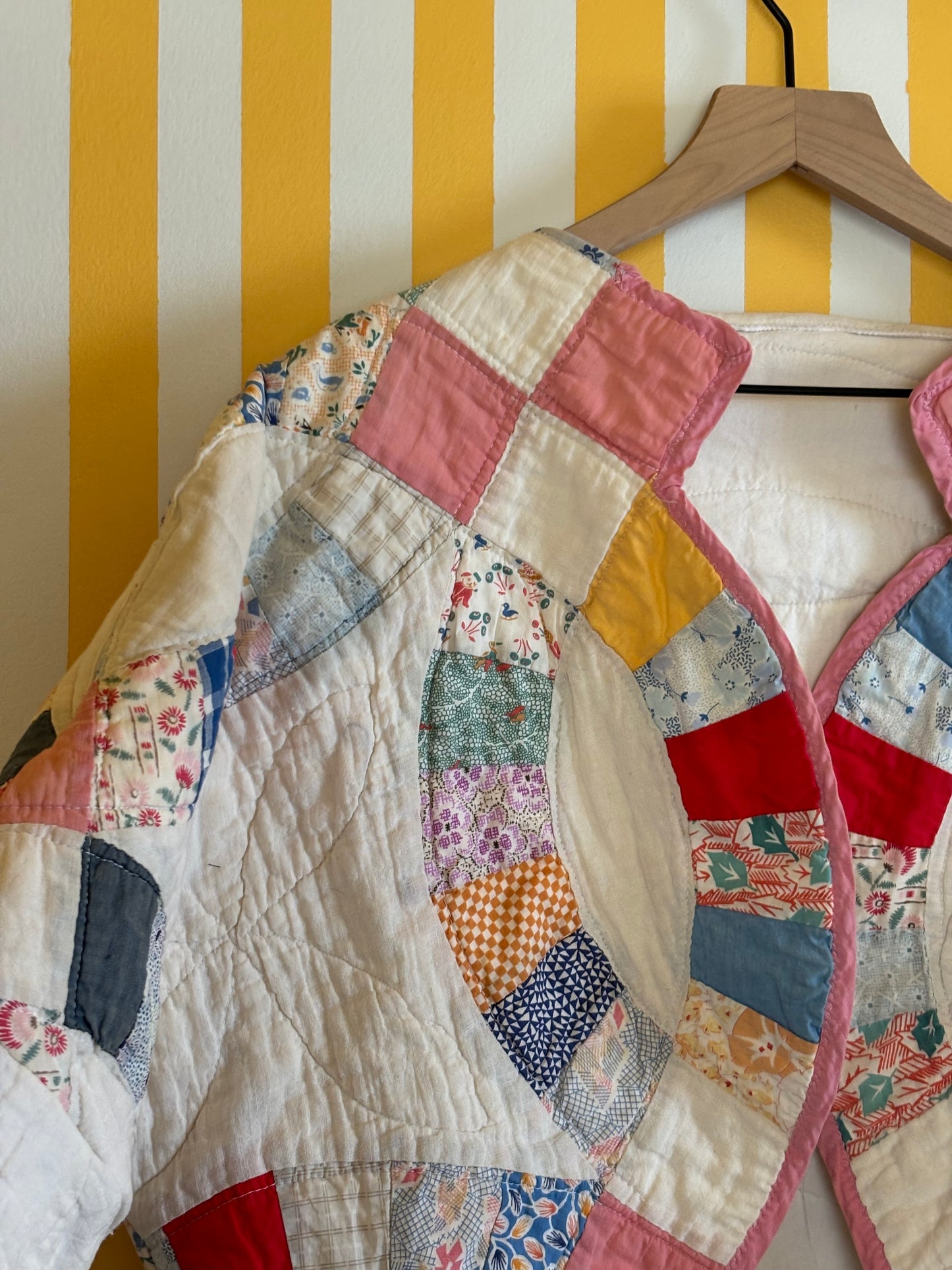 wedding ring quilt coat