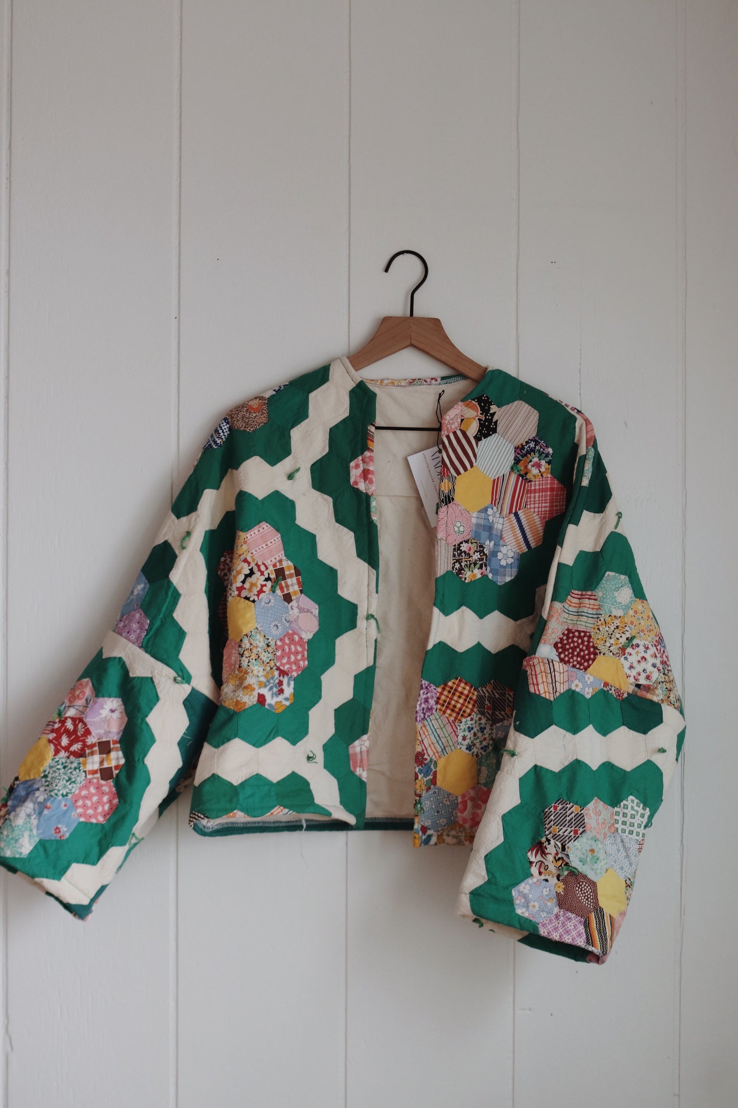 grandmothers garden quilt coat