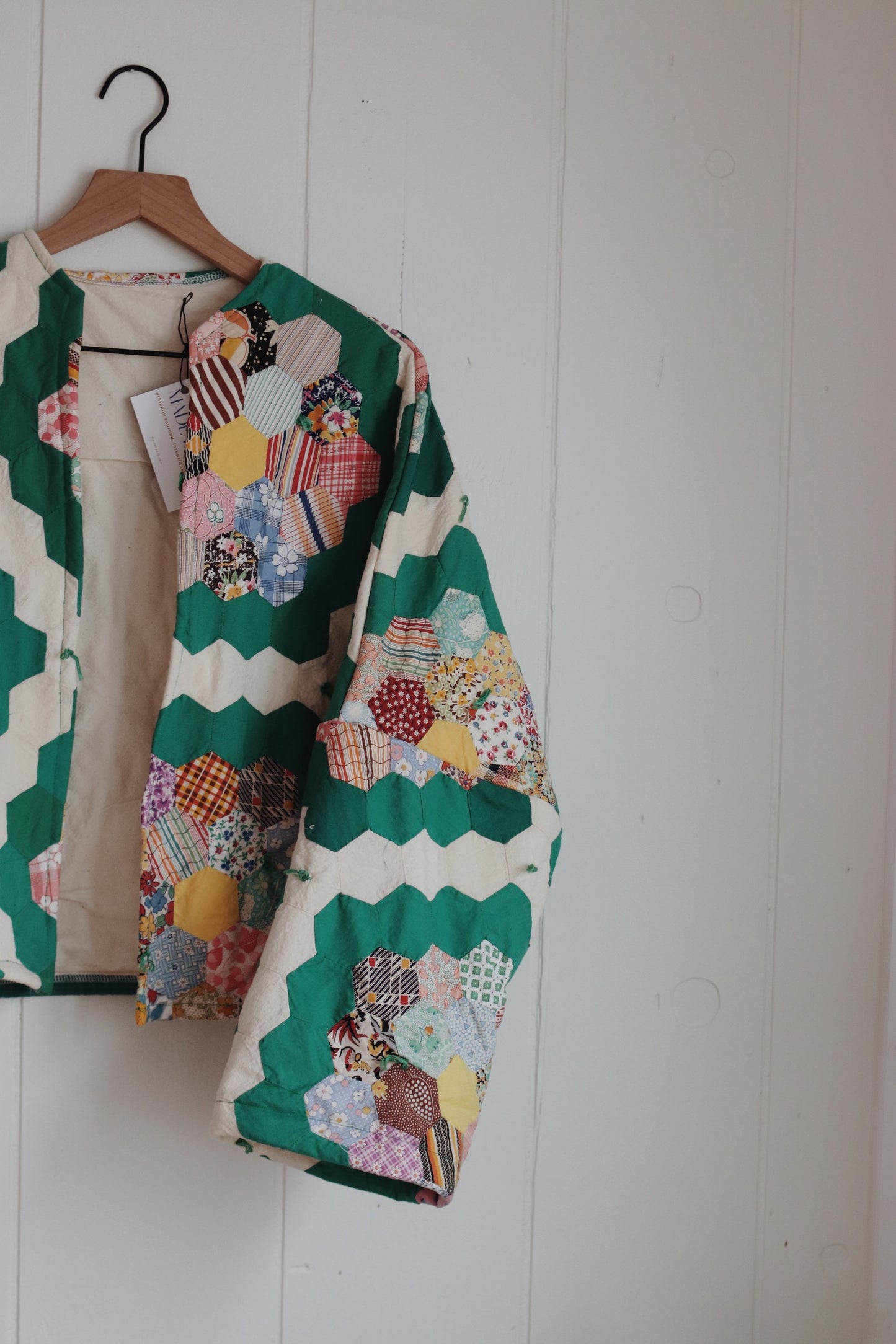 grandmothers garden quilt coat