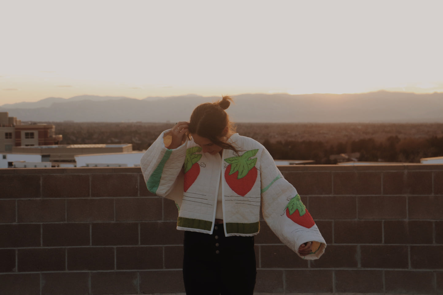 Strawberry Quilt Coat