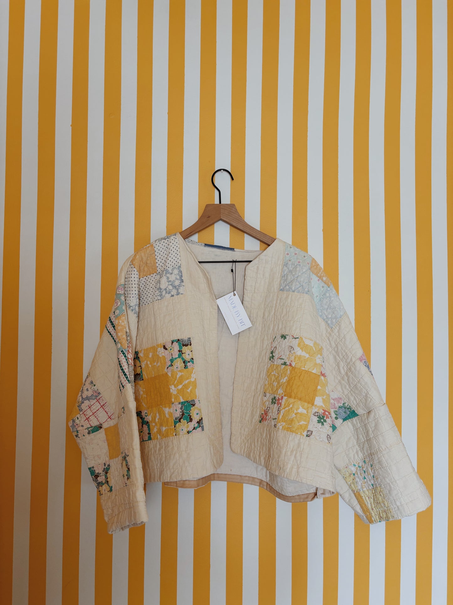 nine patch quilt coat