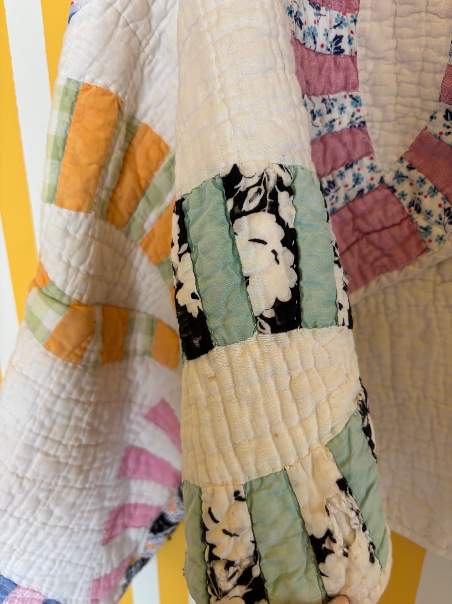 vintage wedding ring quilt coat