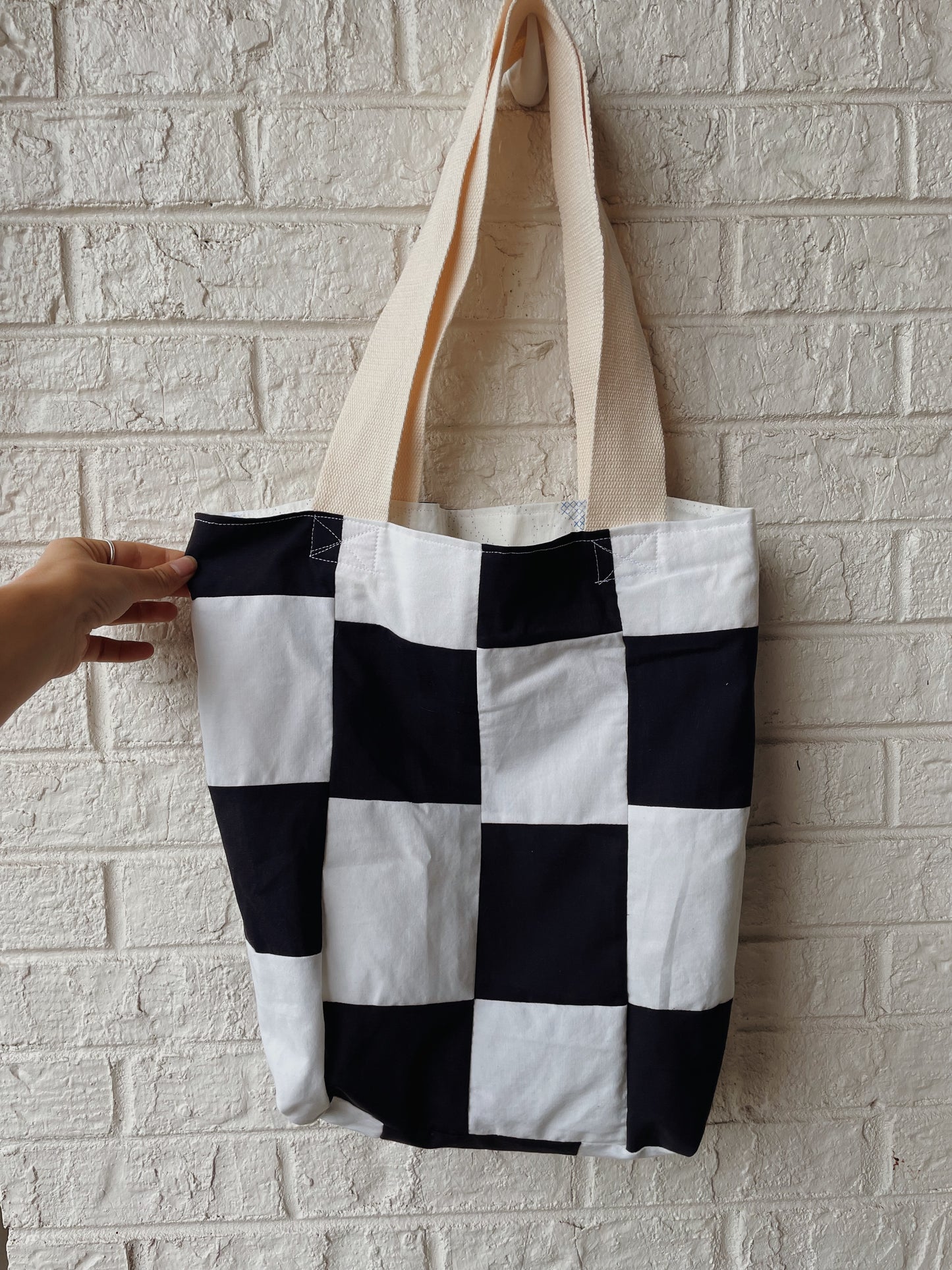 Checkered Tote